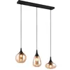 Image de Trio Lumina Suspension 3 lumières avec verre ambré - 317000313
