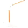 Image de Trio Lampe de table flexible Norris blanc avec bois - 545210131