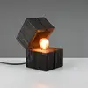 Image de Trio Lighting Lampe à poser Treasure, noir, bois, pliable