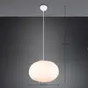 Image de Reality Leuchten Suspension Furry, Ø 50 cm, couleur sable, peluche synthétique