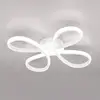 Image de Trio Lighting Plafonnier LED Fly, blanc mat, 4 000 K, 40 cm x 40 cm