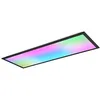 Image de Reality Leuchten R67668032 Beta Plafonnier LED en métal avec télécommande dynamique LED RVB 31 W Noir mat