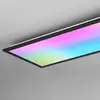 Image de Reality Leuchten Plafonnier LED Beta, longueur 80 cm, noir, RGBW, CCT