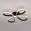 Image de Trio Lighting Plafonnier LED Fly, noir mat, 3.000 K, 40 cm x 40 cm