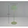 Image de Reality Leuchten Lampe à poser LED rechargeable Suarez, vert, hauteur 39 cm, métal