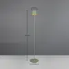 Image de Reality Leuchten Lampe sur pied LED rechargeable Suarez, vert, hauteur 123 cm, métal