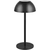 Image de Reality Leuchten R54106132 Ricardo R54106132 Lampe de table d'extérieur à batterie en plastique noir mat avec 4 LED 1,7 W