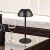 Image de Reality Leuchten Lampe de table LED rechargeable Ricardo, noir, hauteur 30 cm, plastique