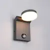 Image de Trio Lighting Applique d'extérieur LED Adour, anthracite, capteur, basculant, CCT