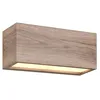 Image de TRIO MAYENNE - Wandlamp - Hout element - excl. 2x E14 4W - Buitenverlichting - IP44