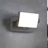 Image de Trio Lighting Applique d'extérieur LED à capteur KANSAS anthracite Largeur 20 cm IP54