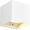 Image de Reality Leuchten Talent R27759131 Applique murale à LED, à batterie, en métal blanc mat, support mural magnétique, avec 2 x 0,5 W, capteur crépusculaire, détecteur de mouvement, éclairage haut et bas