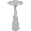 Image de Reality Leuchten Torrez R57726177 Lampe de table LED d'extérieur à batterie, en plastique Ultimate gris mat, avec LED de 2 W, intensité variable, couleur de la lumière réglable