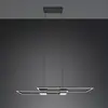 Image de Trio Lighting Suspension LED Albany, noir, 100 x 28 cm, alu CCT dimmable