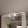 Image de Trio Lighting Suspension LED Albany, marron, 100 x 28 cm, aluminium, CCT, intensité variable