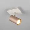 Image de Trio Lighting Spot mural Marley, brun/gris clair, 12 x 12 cm, métal