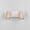 Image de Trio Lighting Spot pour plafond Marley brun/gris clair 30 x 9 cm 2 lampes métal