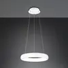 Image de Trio Lighting Suspension LED Cardona, Ø 46,5 cm, blanc, CCT, métal
