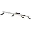 Image de Trio Lighting Spot pour plafond LED Zeno, 4 spots, aluminium brossé/noir, métal