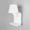 Image de Trio Lighting Applique murale Comfort, blanc mat, métal, fiche, E14