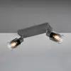 Image de Reality Leuchten Spot pour plafond Cadiz, à 2 lampes, E14, anthracite