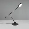 Image de Trio Lighting Lampe de bureau LED Manduro, noir, métal, variateur d'intensité variable