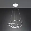 Image de Trio Lighting Suspension LED Darvin, longueur 84 cm, blanc mat, métal, CCT