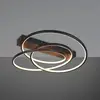 Image de Trio Lighting Plafonnier LED Darvin, noir, métal, plastique, CCT