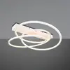 Image de Trio Lighting Plafonnier LED Darvin, blanc, métal, plastique, CCT