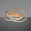 Image de Trio Lighting Plafonnier LED Darvin, doré, métal, plastique CCT