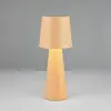Image de Trio Lighting Lampe à poser Nubian, beige, hauteur 40 cm, métal, E27