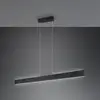 Image de Trio Lighting Suspension LED Galway, noir mat, up/down, CCT, métal