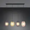 Image de Trio Lighting Suspension Facette, multicolore, longueur 117 cm, 4 lampes, verre