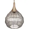 Image de Trio Lighting Suspension Soraya, Ø 42 cm, métal, laiton vieilli, forme sphérique
