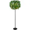 Image de Reality Leuchten Lampe sur pied Leavy, noir/vert, hauteur 180 cm, à 3 lampes