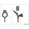 Image de Reality Leuchten Spot LED solaire Festival, noir mat, RVB, capteur