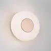 Image de Trio Lighting Applique murale LED Celeste, brun/blanc, Ø 22 cm verre à intensité variable