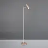 Image de Trio Lighting Lampe sur pied Marley, brun/gris clair, hauteur 151 cm, métal