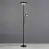 Image de Reality Leuchten Lampadaire LED Palermo, noir mat, télécommande, mémoire