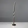 Image de Reality Leuchten Lampadaire LED Ginko, noir mat, métal, hauteur 110 cm