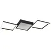 Image de Reality Leuchten Plafonnier LED Gelo, noir, intensité variable, 3000 K, métal