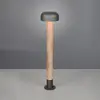 Image de Trio Lighting Bornes lumineuses FRASER, aspect bois, hauteur 85 cm, métal, IP54
