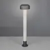 Image de Trio Lighting Borne lumineuse Fraser, gris/aspect béton, aluminium, IP54, hauteur 84,5 cm