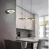 Image de Trio Lighting Suspension LED Keaton, noir/doré, Ø 40 cm, CCT