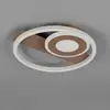 Image de Reality Leuchten Plafonnier LED Horus, café, 2 500 lm, 3 000 K, métal