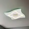 Image de Trio Lighting Plafonnier LED Klint, longueur 50 cm, blanc mat, métal RGBW