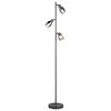 Image de Reality Leuchten Lampe sur pied Cadiz, noir/anthracite, à 3 lampes, hauteur 154 cm