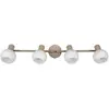 Image de Reality Leuchten Plafonnier Boba, à 4 lampes, beige, E14, métal