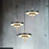 Image de Trio Lighting Suspension LED Keaton, noir/doré Ø 45 cm CCT à 3 lampes