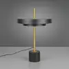 Image de Trio Lighting lampe à poser LED Keaton, noir/doré, hauteur 45 cm, CCT